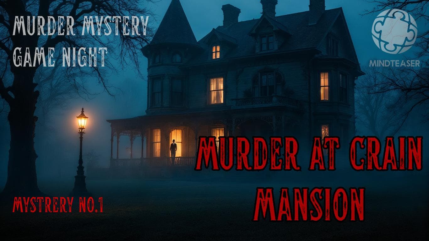 Murder mystery game night by MINDTEASER
