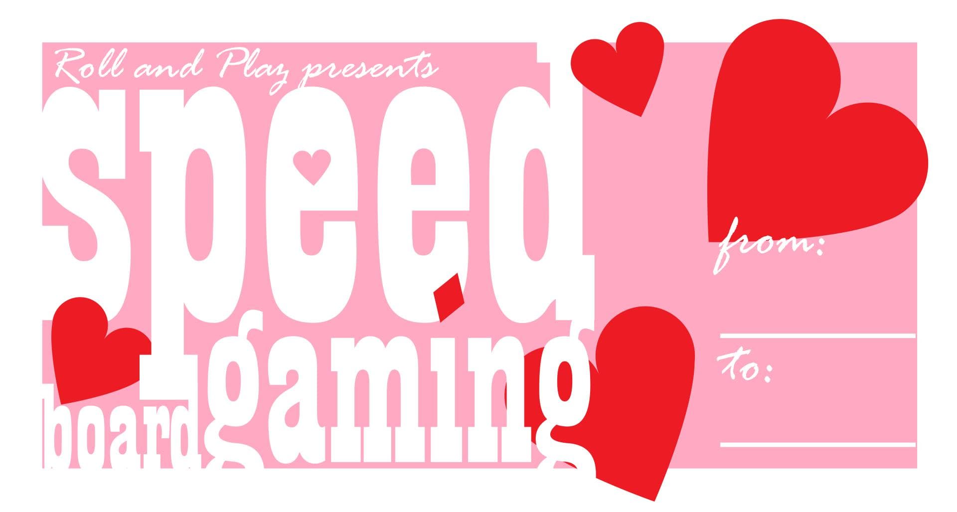 Speed (Board) Gaming 🎲💘 by Roll & Play